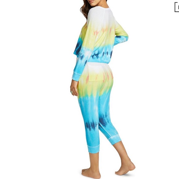 NWT Chaser Tie-dyed Cropped Sweatshirt* - Picture 4 of 5